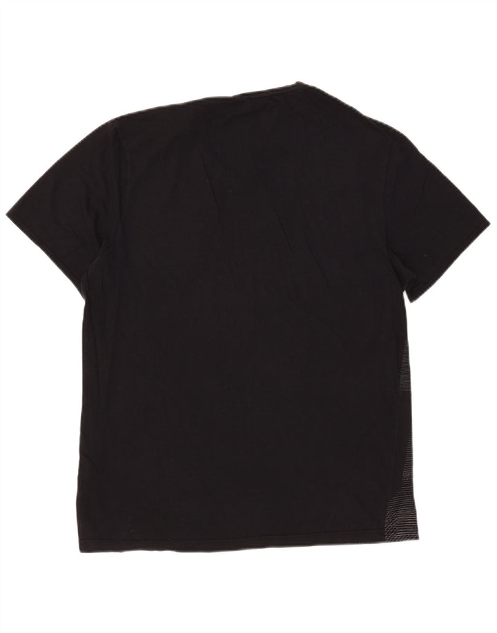 Guess Herre Grafisk T-Shirt Top Stor Sort