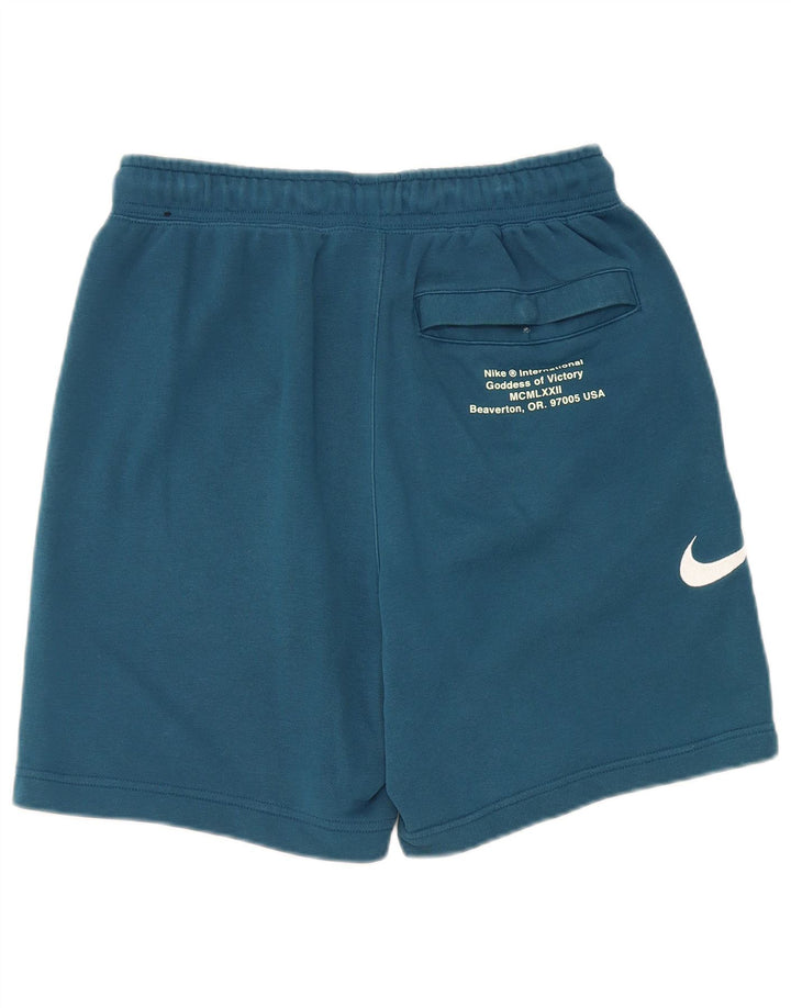 Nike grafiske sportsshorts til mænd, små blå bomuld