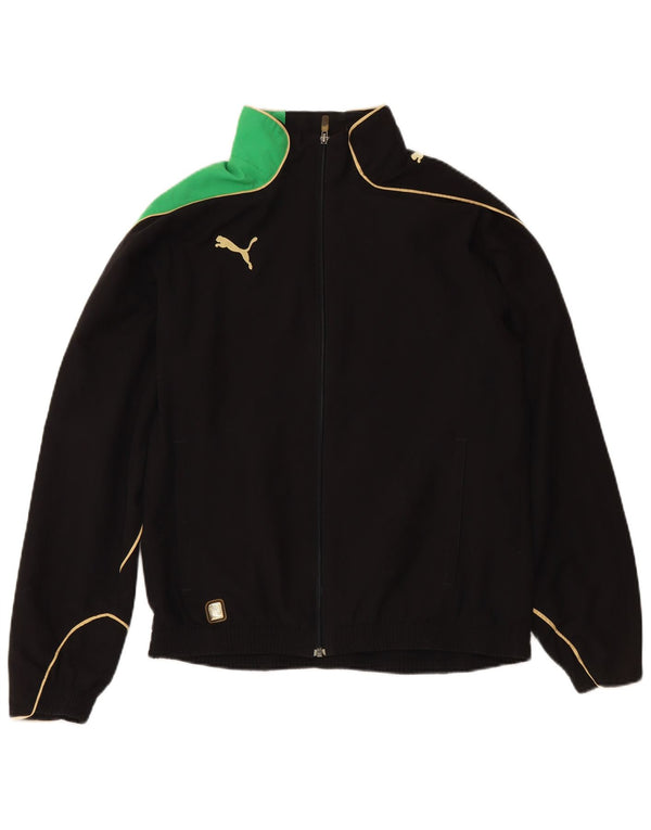 PUMA Træningsdragt til mænd Topjakke Medium Sort Colourblock Polyester