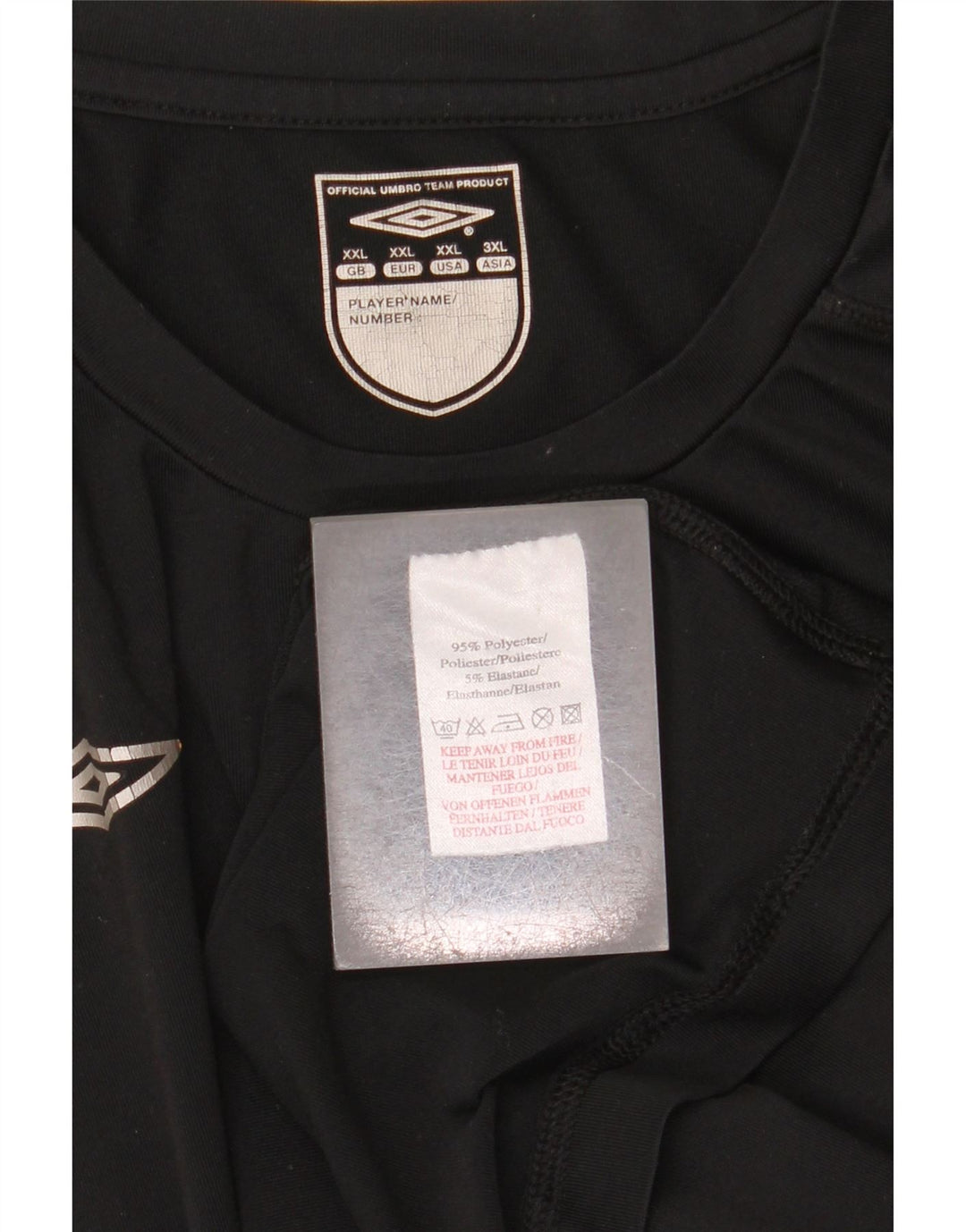 Umbro Herrevest Top 2XL Sort Polyester