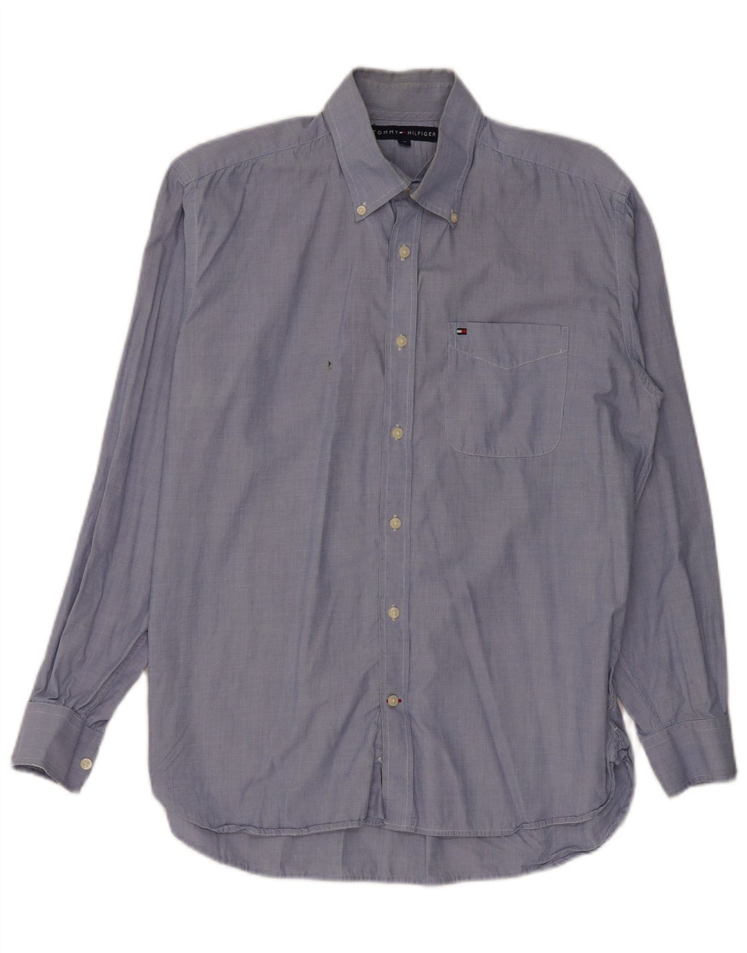 TOMMY HILFIGER Herreskjorte Medium Blue Bomuld