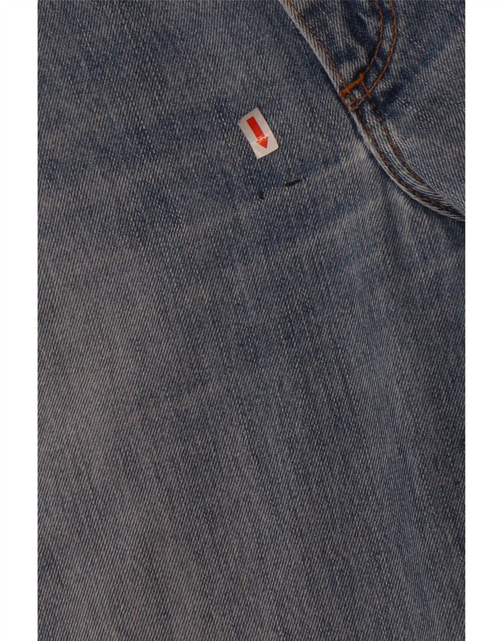 Wrangler Herre Texas Straight Jeans W33 L34 Blå Bomuld
