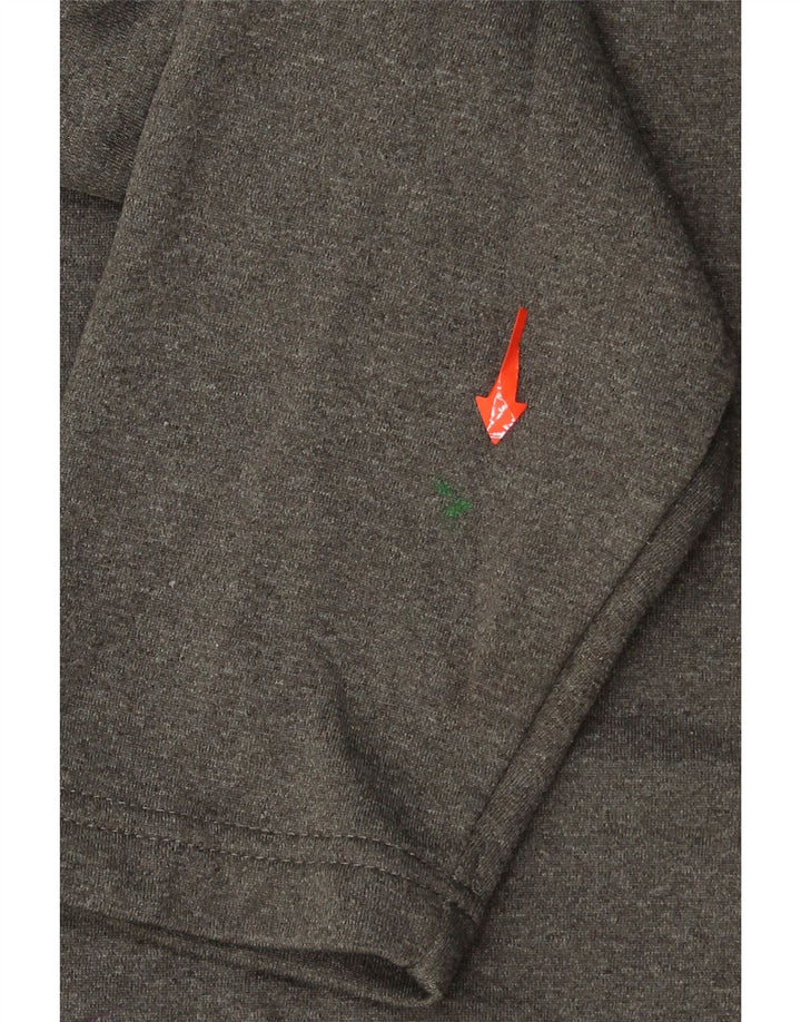 IZOD Mens Zip Neck Pullover Tracksuit Top Medium Grey Polyester Vintage Izod and Second-Hand Izod from Messina Hembry 