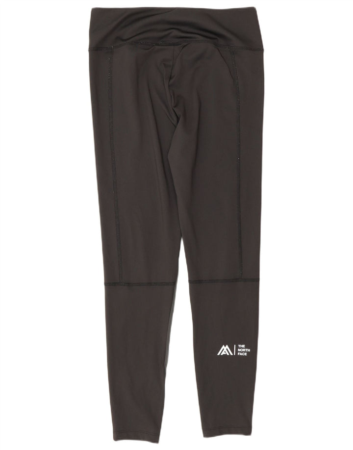 The North Face Womens Leggings UK 12 Medium Grey Colourblock Polyester