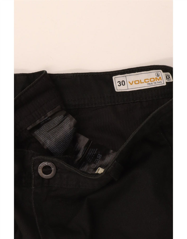 Volcom Herre Chino Shorts W30 Medium Marineblå Bomuld