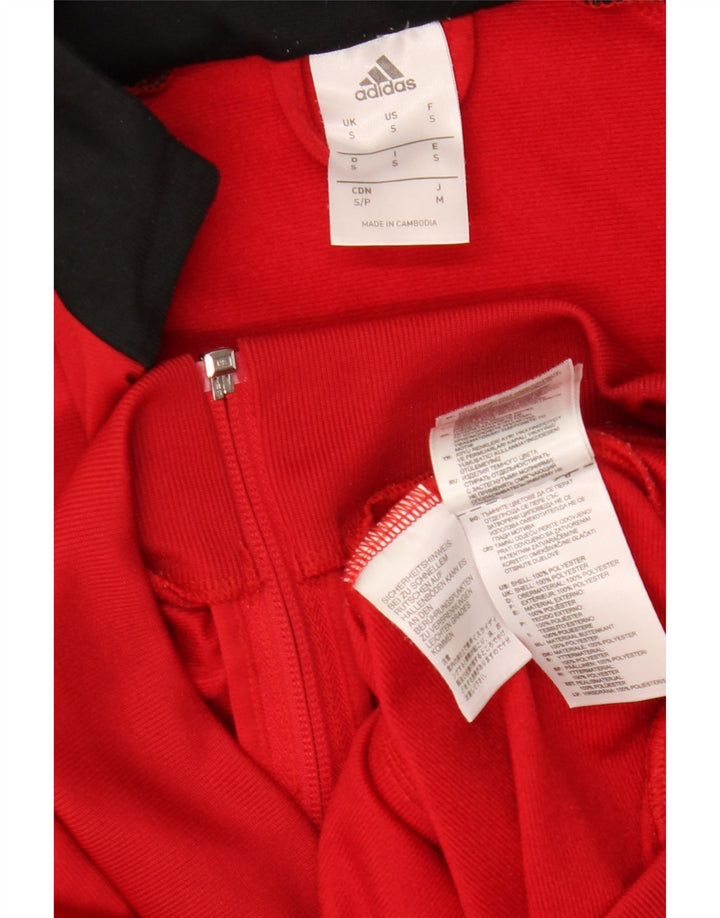 Adidas Træningsdragt til mænd Top jakke Lille Rød Colourblock Polyester