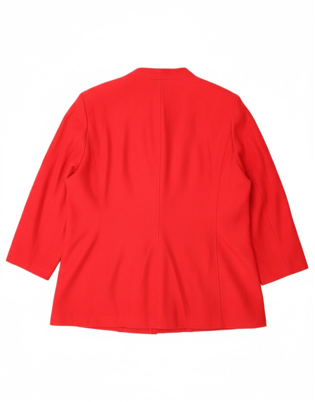 VINTAGE Dameoverfrakke UK 28 6XL Rød Polyester