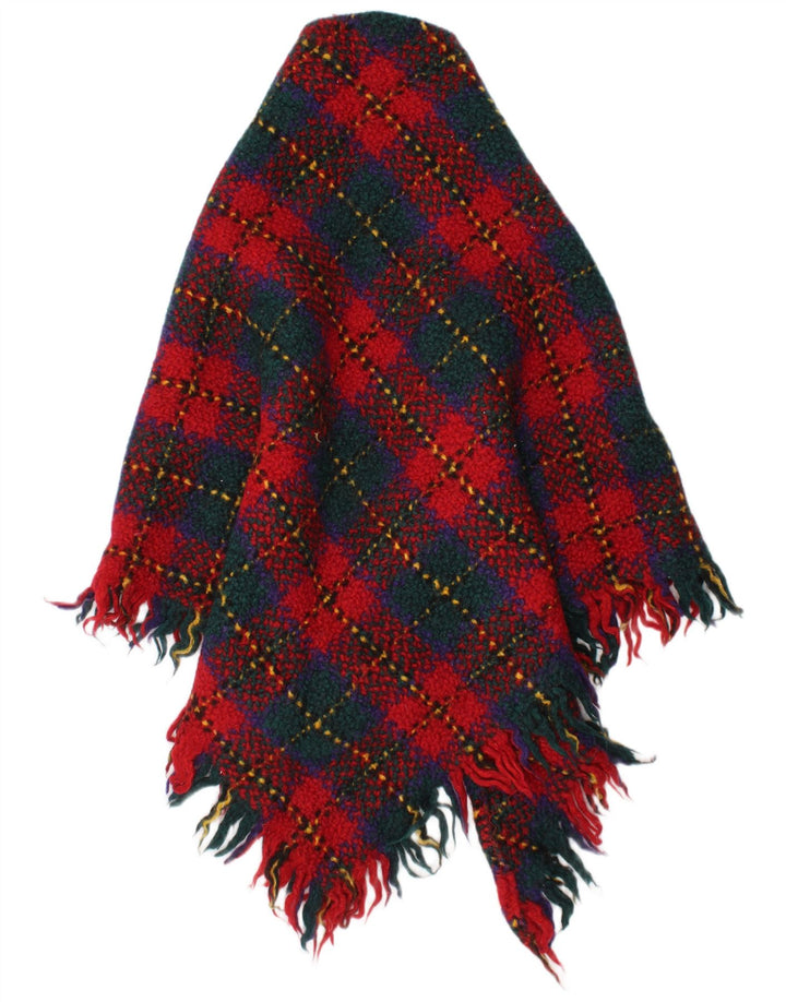 Branigan Dame Strik Poncho Sjal One Size L31 Flerfarvet Plaid