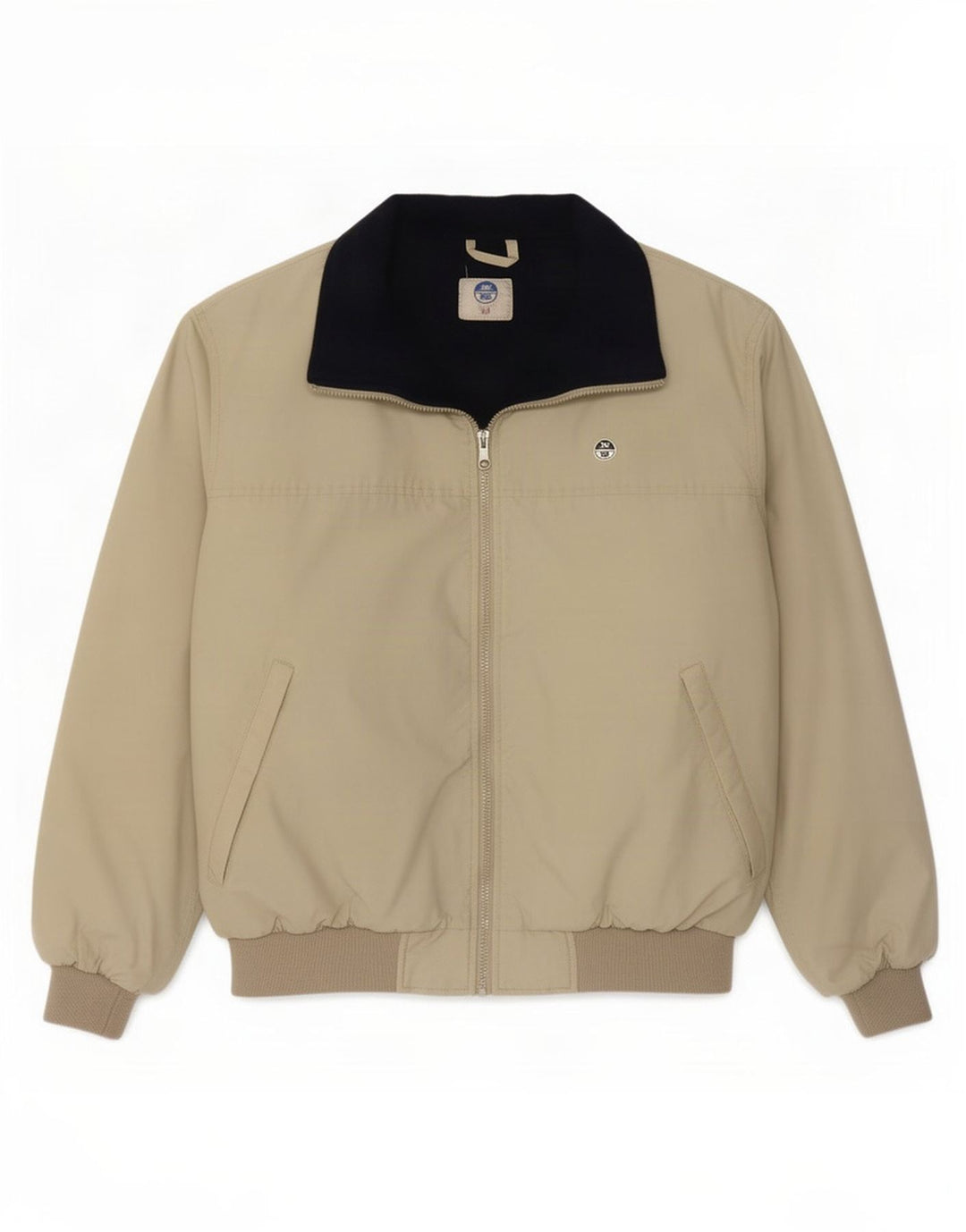 North Sails Herre Bomber Polstret Jakke UK 40 Stor Khaki Polyamid