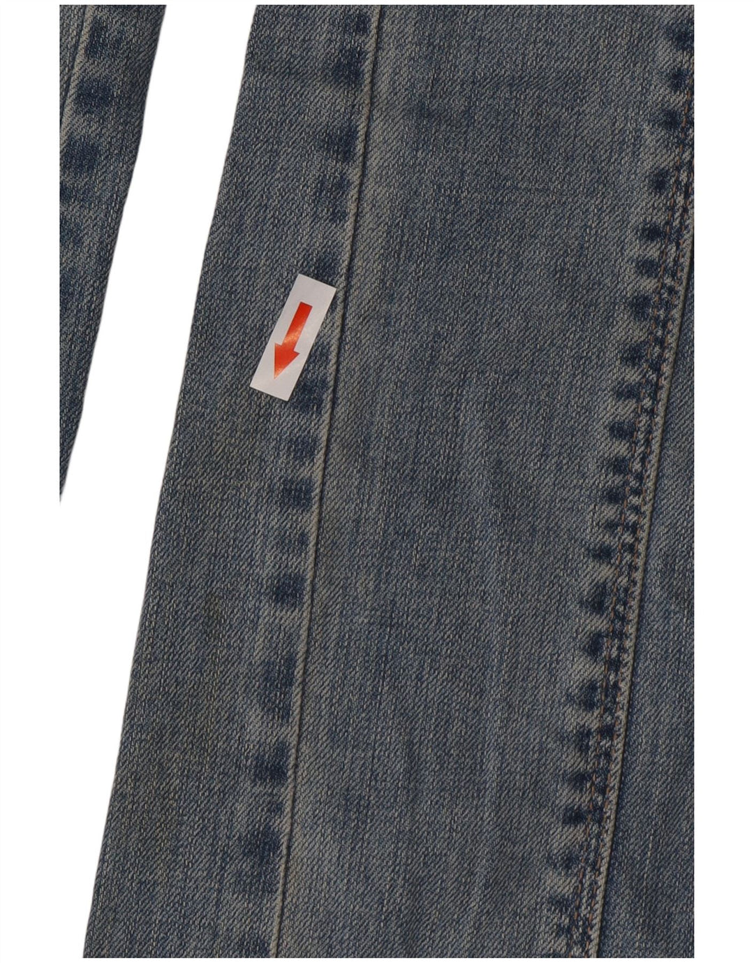 Calvin Klein Dame Straight Jeans W29 L35 Blå Bomuld
