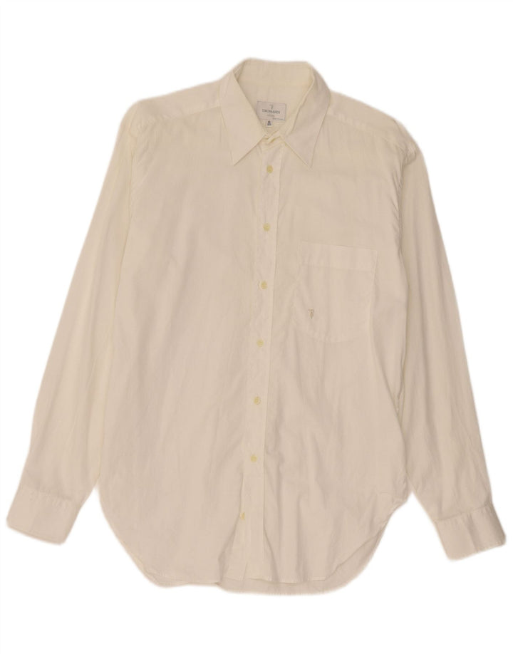 Trussardi Herreskjorte Str. 40 15 3/4 Medium Hvid