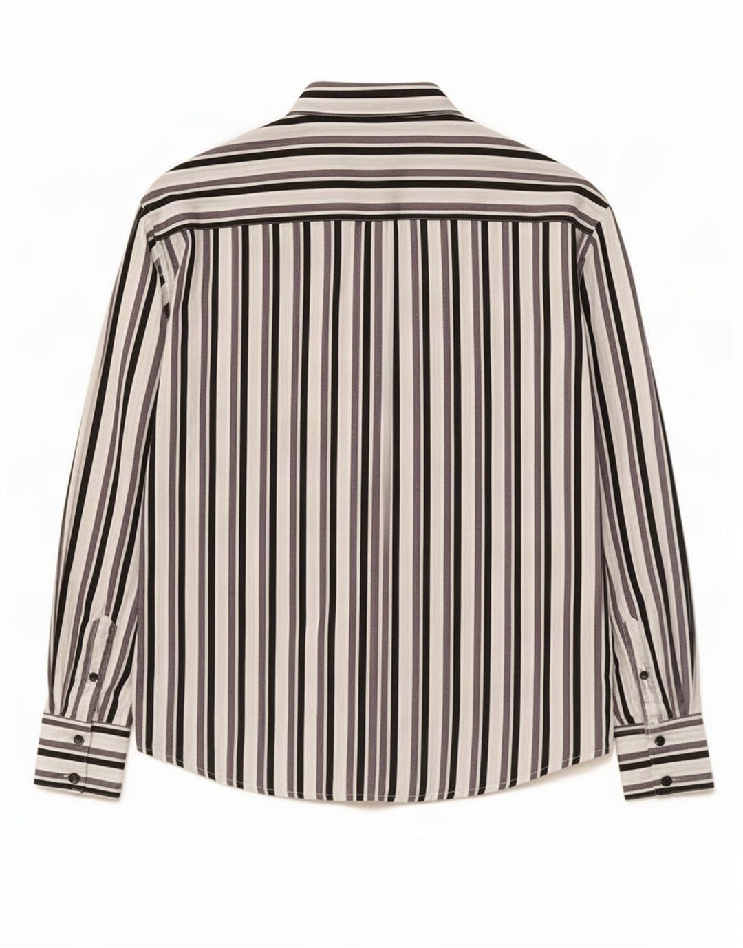 Benetton Dameskjorte UK 14 Medium Flerfarvet Stribet