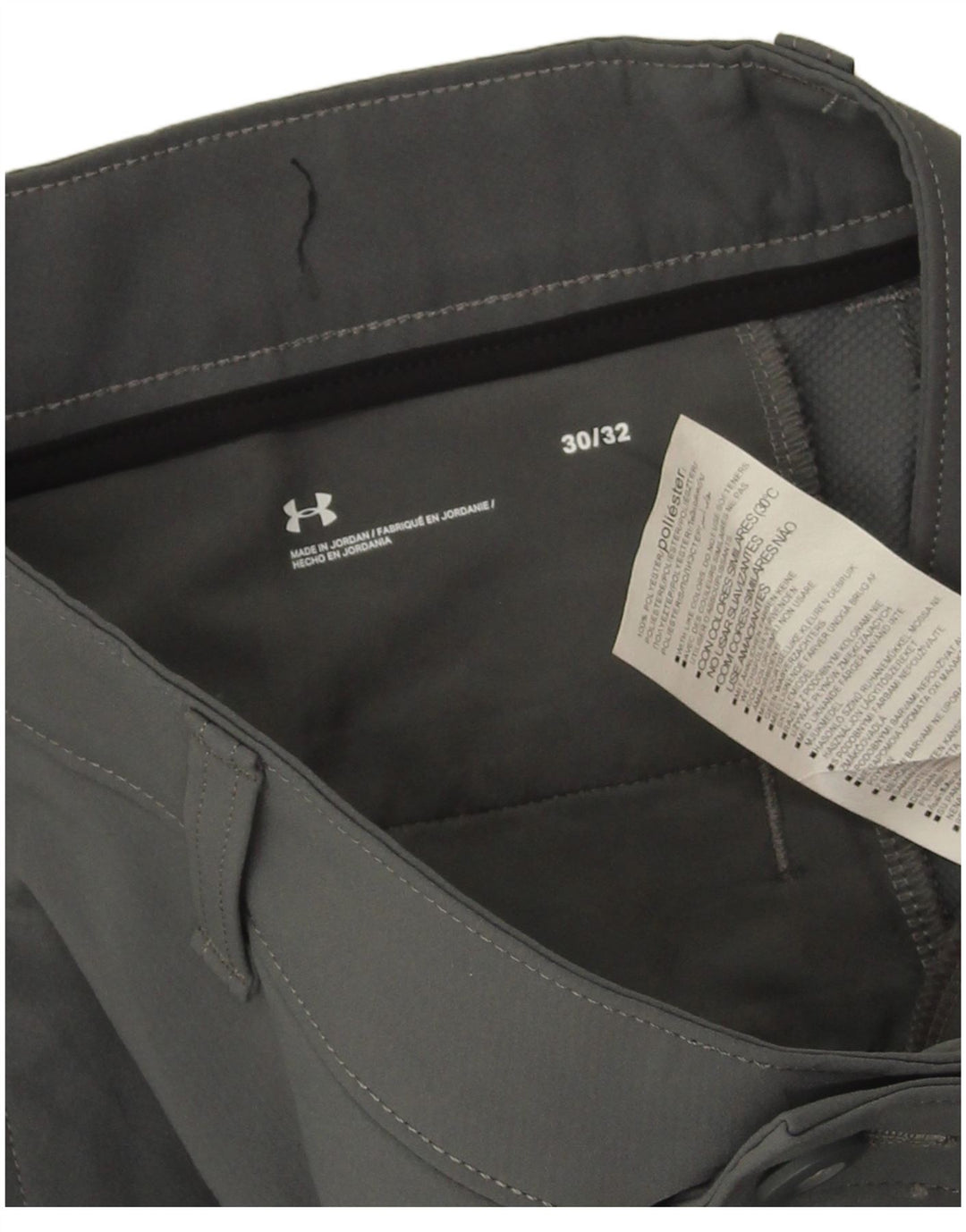 Under Armour Herre Slim Chino Bukser W30 L32 Grå Polyester