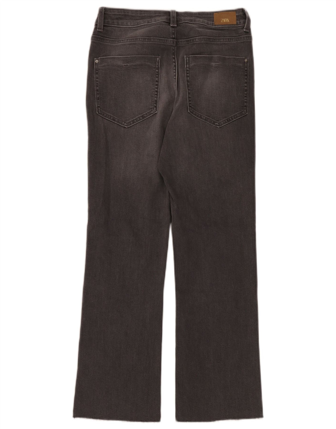 Zara Dame Bootcut Jeans EU 36 XS W26 L26 Grå