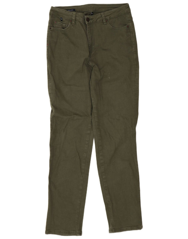 Crew Tøj Dame Kæreste Slim Jeans UK 10 Small W28 L28 Grøn Bomuld