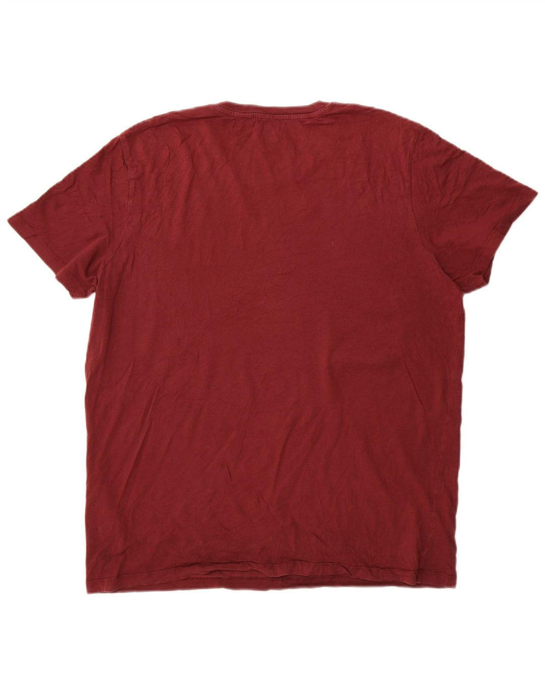 Jack & Jones Herre grafisk T-shirt top XL rødbrun bomuld