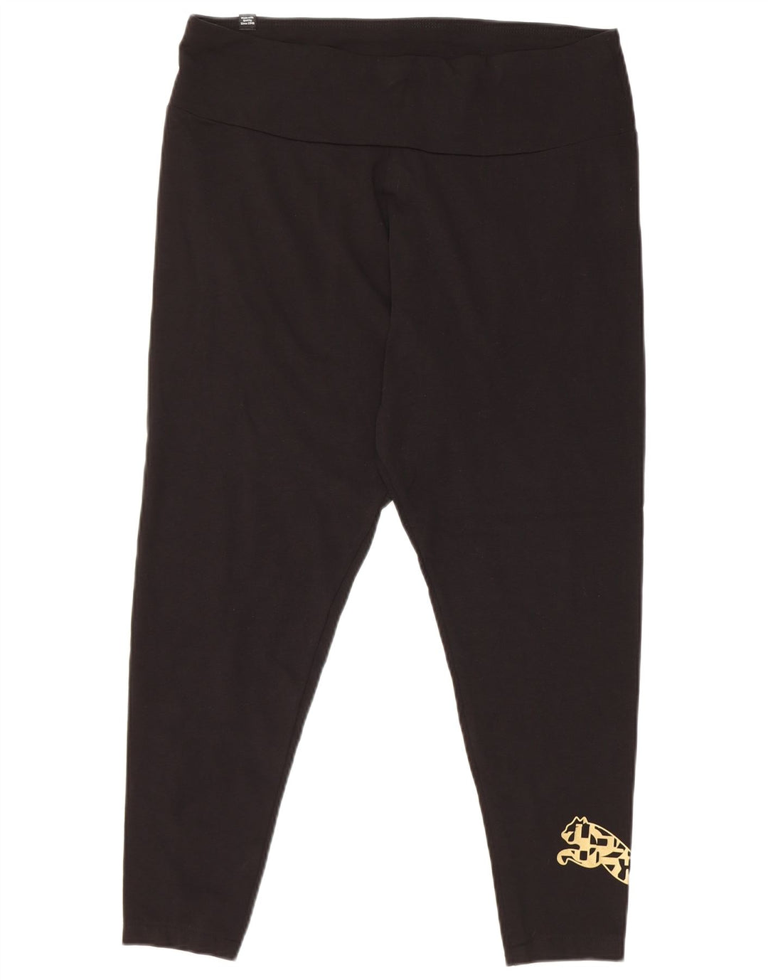 PUMA Grafiske Leggings til kvinder UK 18 XL Sort bomuld