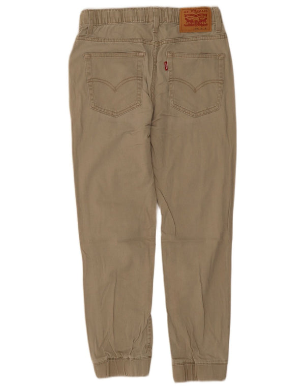 Levi's Boys Joggers Casual Bukser 9-10 år W25 L26 Beige Bomuld
