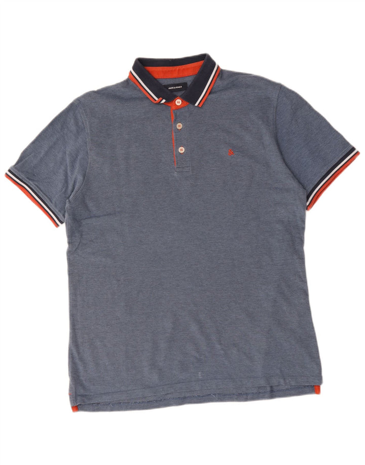 Jack & Jones herre poloshirt XL marineblå bomuld