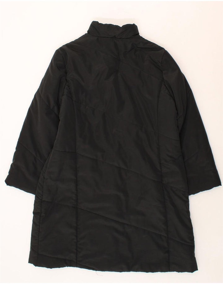 PERTE BY KRIZIA Womens Padded Coat UK 14 Large Black Polyester Vintage Perte by Krizia and Second-Hand Perte by Krizia from Messina Hembry 