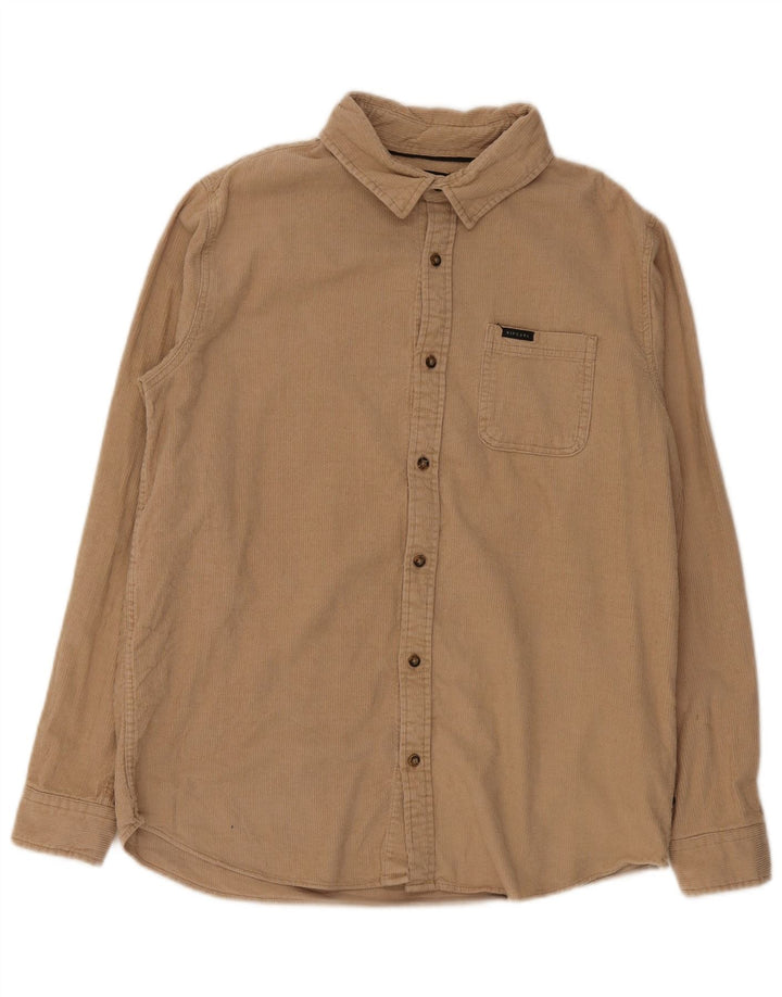 Rip Curl Herre fløjlsskjorte Medium Beige Bomuld