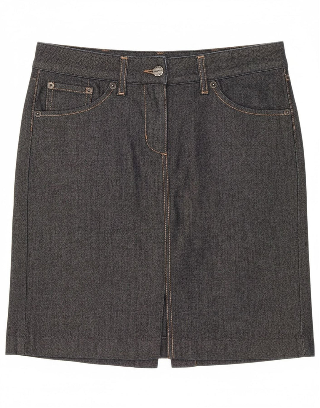 Gant Dame Denim Nederdel EU 36 Small W28 Sort Bomuld