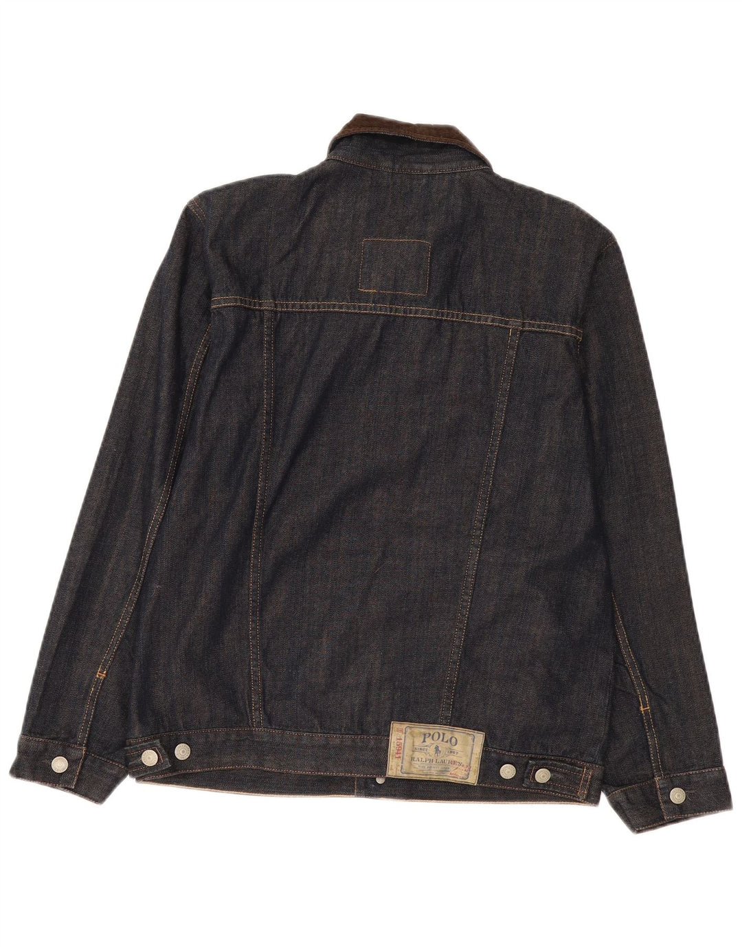 Polo Ralph Lauren drenge denimjakke 15-16 år XL marineblå bomuld