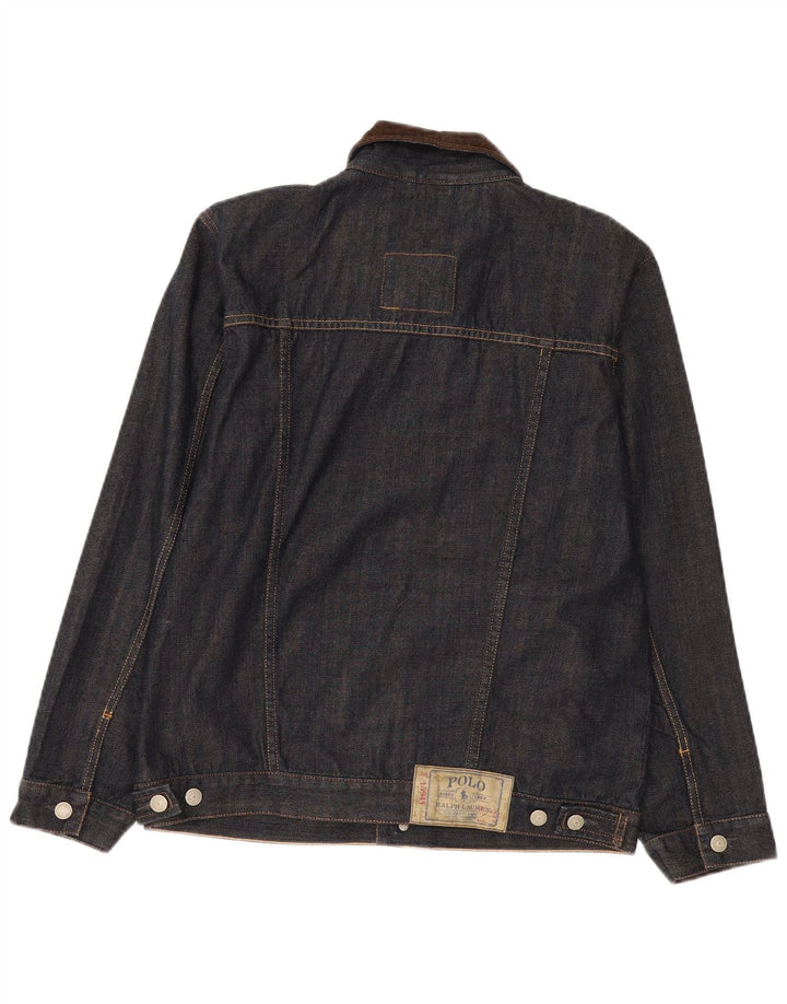 Polo Ralph Lauren drenge denimjakke 15-16 år XL marineblå bomuld