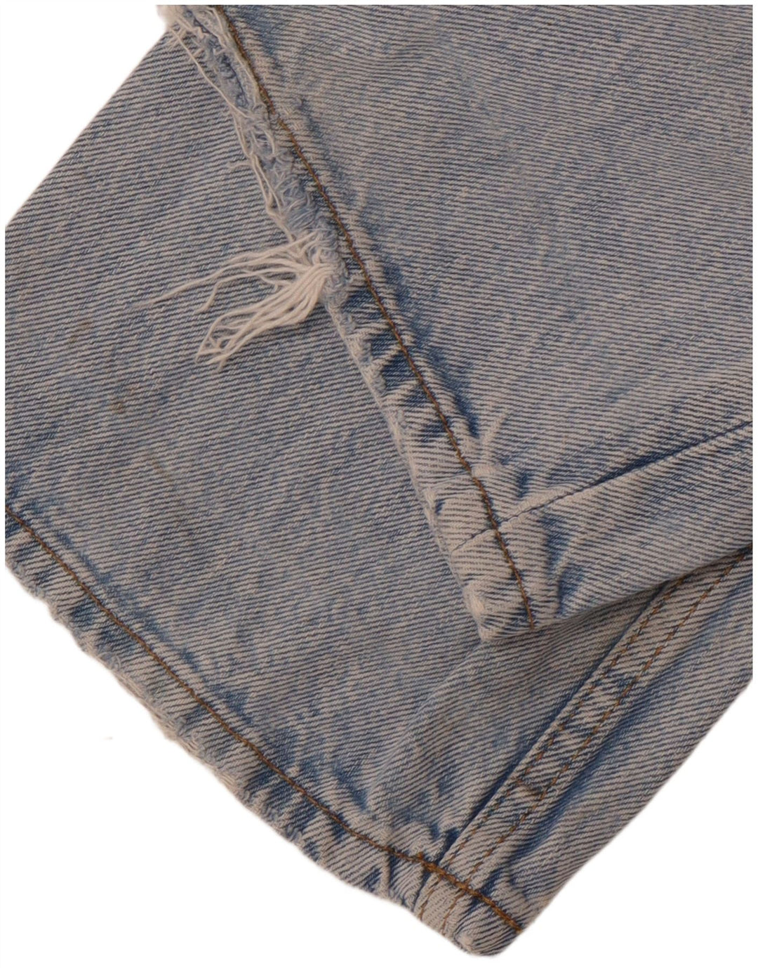 ZARA Herre Distressed Straight Jeans EU 38 Small W30 L30 Blue