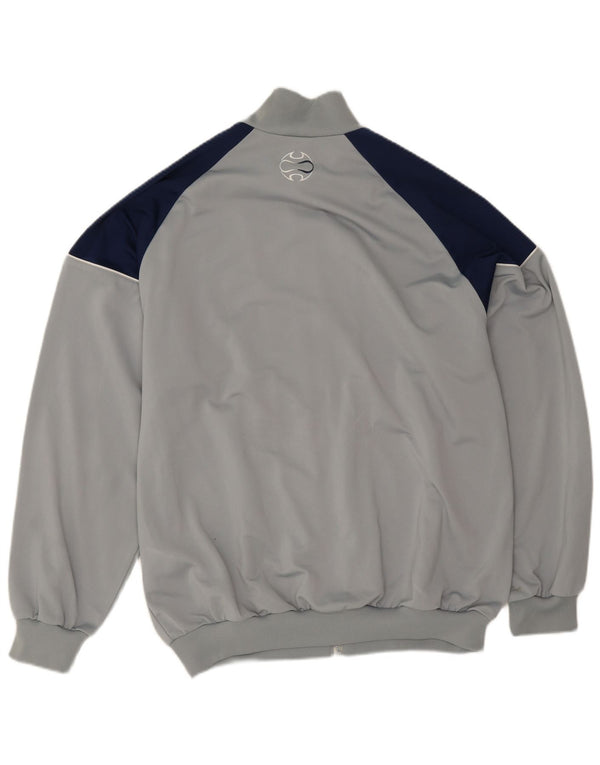 Adidas Træningsdragt til mænd Top jakke UK 42/44 Large Grey Colourblock Polyester