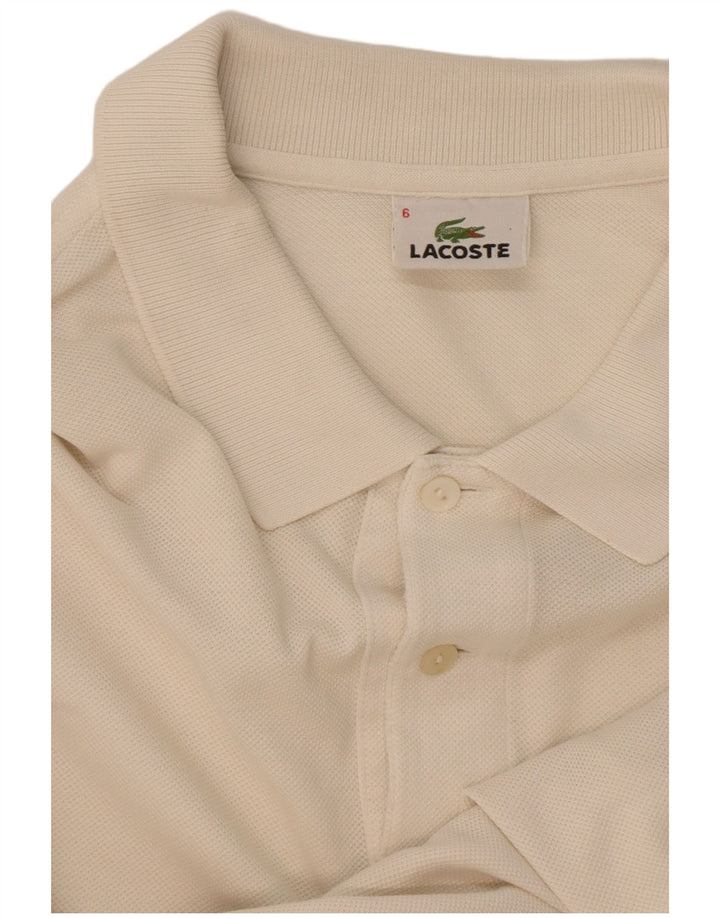 Lacoste Polo skjorte til mænd str. 6 XL Hvid
