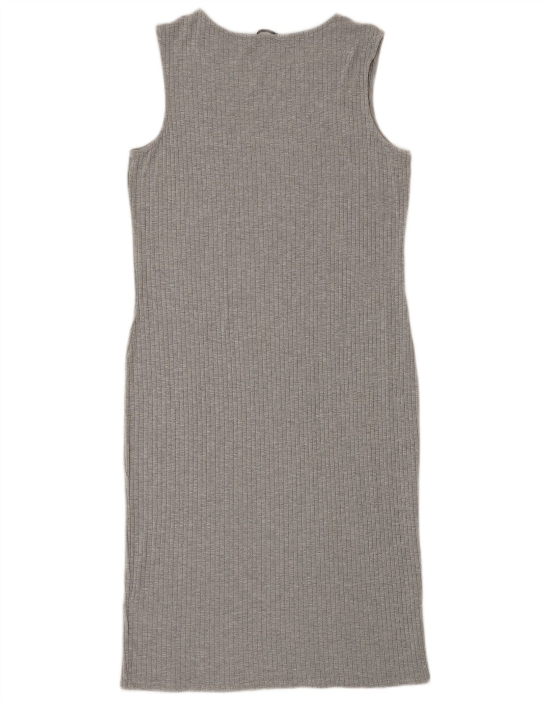Marks & Spencer Dame Ærmeløs Bodycon Dress UK 12 Medium Grey Viscose