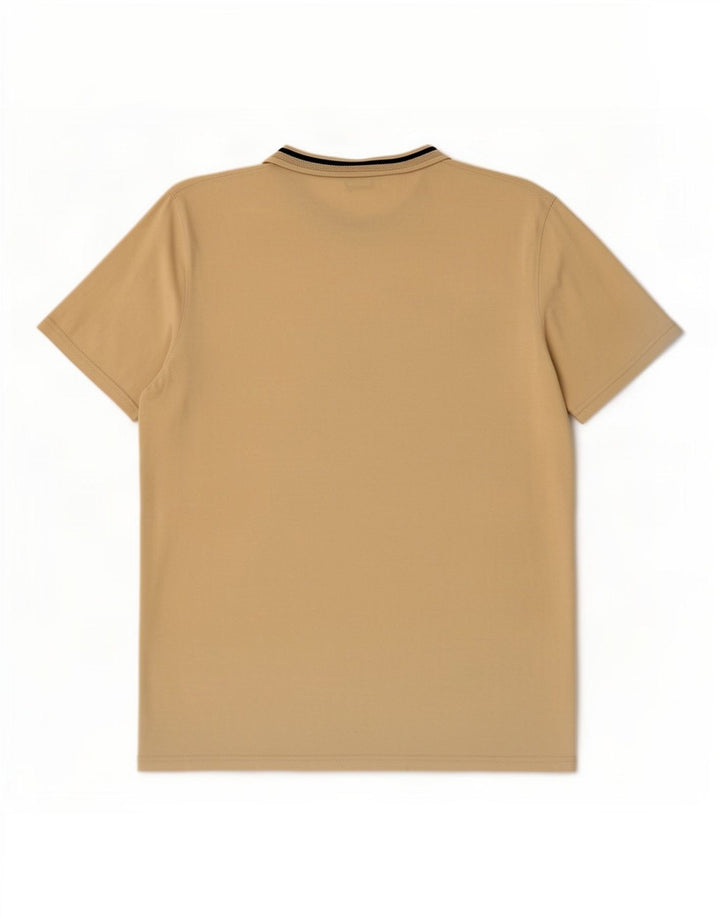 Ted Baker Dame T-Shirt Top Størrelse 4 Stor Beige Bomuld
