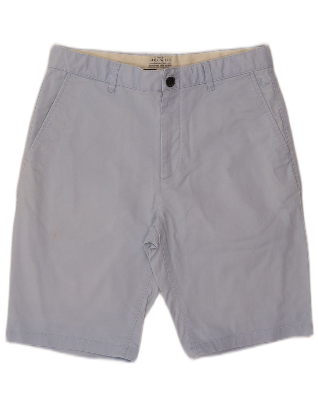 JACK WILLS Chino Shorts til mænd W32 Medium Blue Bomuld