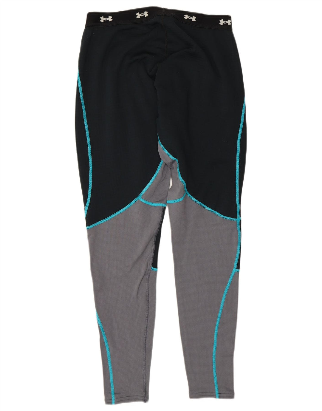 Under Armour Grafiske Leggings til kvinder UK 12 Medium Navy Blue Colourblock