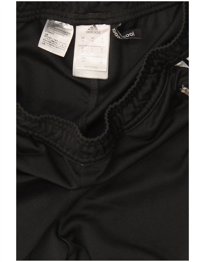 Adidas Womens Climacool Træningsdragt Bukser UK 10 Small Black Polyester