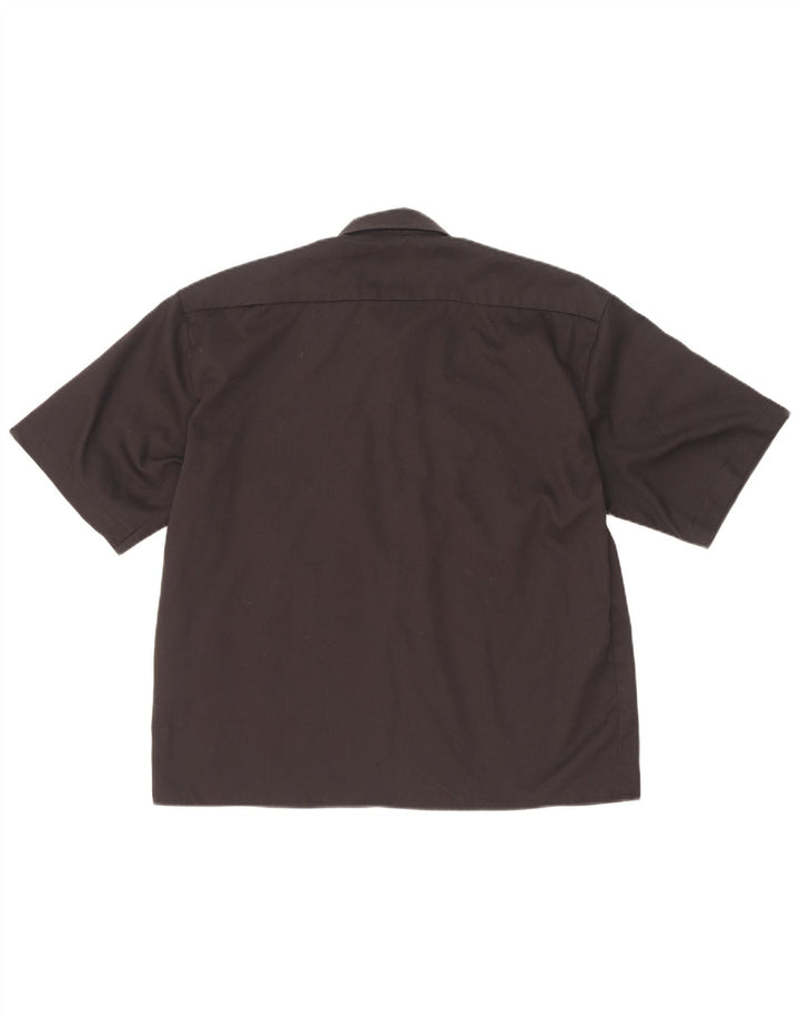 Dickies Kortærmet Herreskjorte Medium Sort Polyester