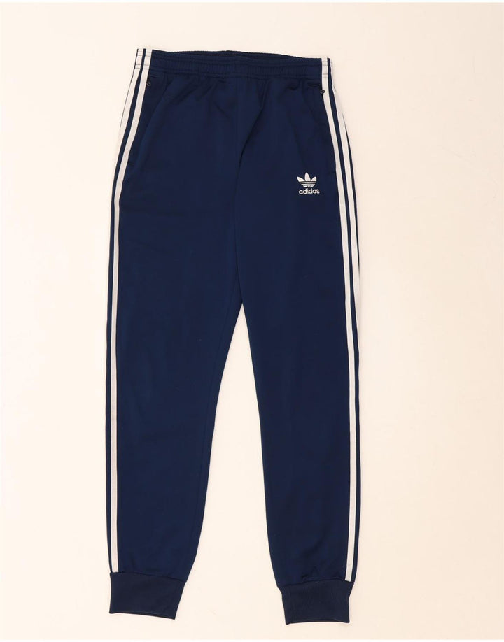 ADIDAS Træningsdragt til drenge Bukser Joggers 13-14 år Marineblå polyester