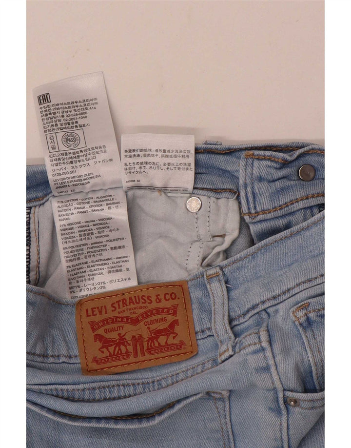 Levi's lige jeans til kvinder W25 L26 blå bomuld