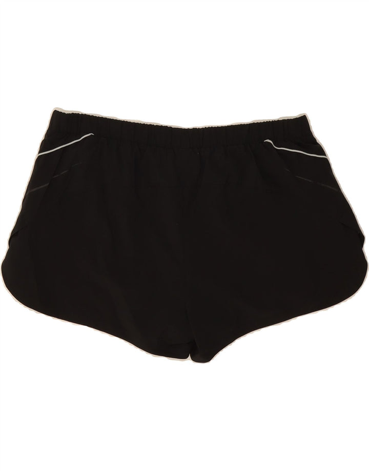 ADIDAS Womens Sport Shorts UK 14 Large Black Vintage Adidas and Second-Hand Adidas from Messina Hembry 
