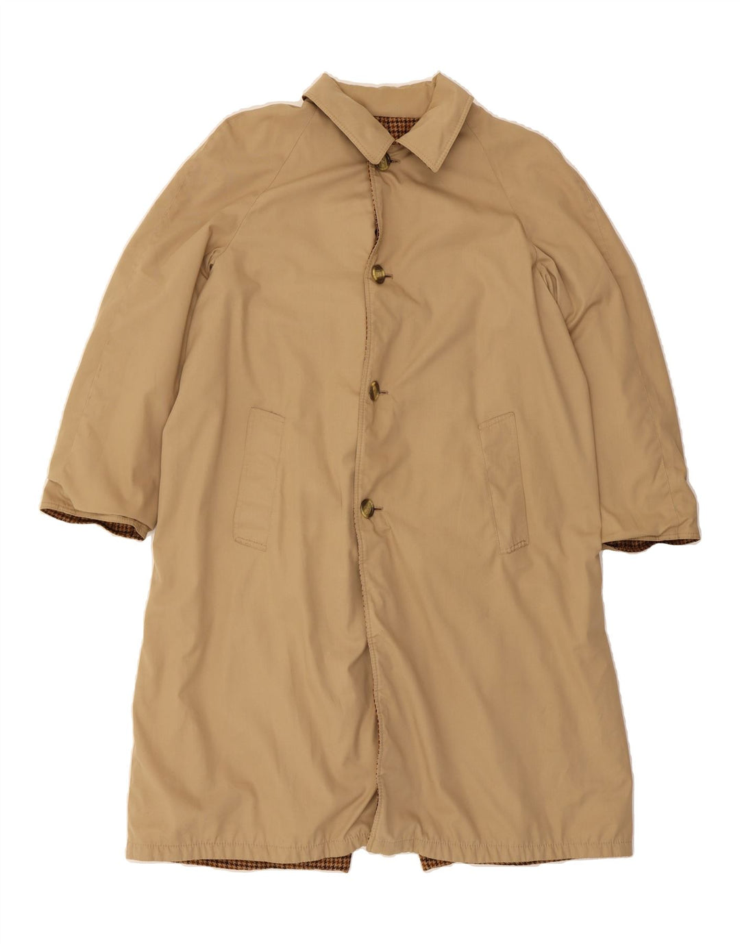 TREND IN TREVIRA Vendbar overfrakke til mænd UK 38 Medium Beige Polyester