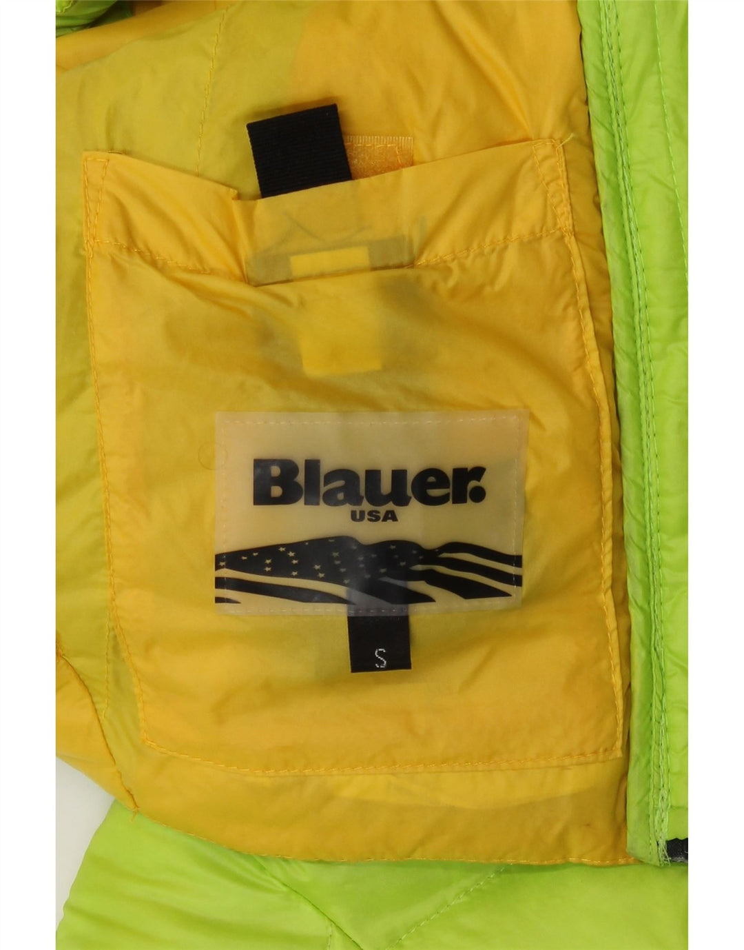 Blauer Womens Crop Polstret jakke UK 10 Lille grøn polyamid