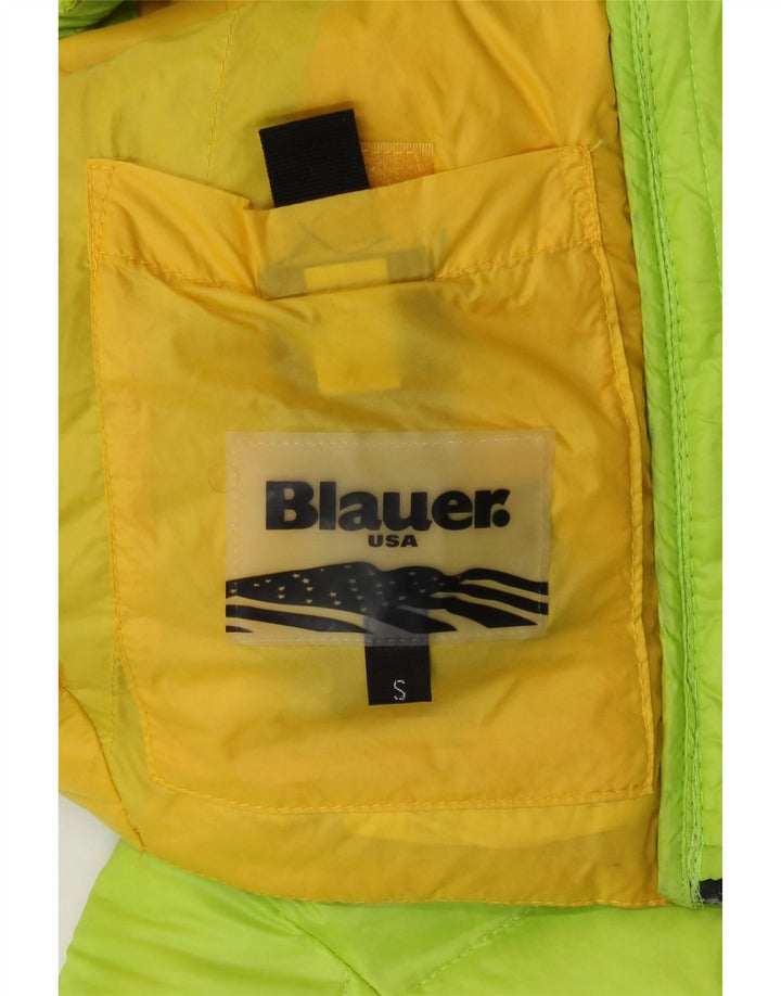 Blauer Womens Crop Polstret jakke UK 10 Lille grøn polyamid