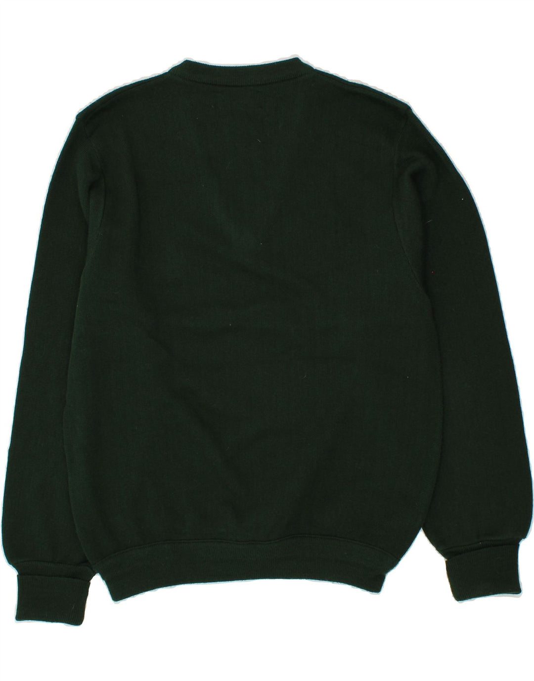 IZOD Mens V-Neck Jumper Sweater Medium Green Acrylic Vintage Izod and Second-Hand Izod from Messina Hembry 