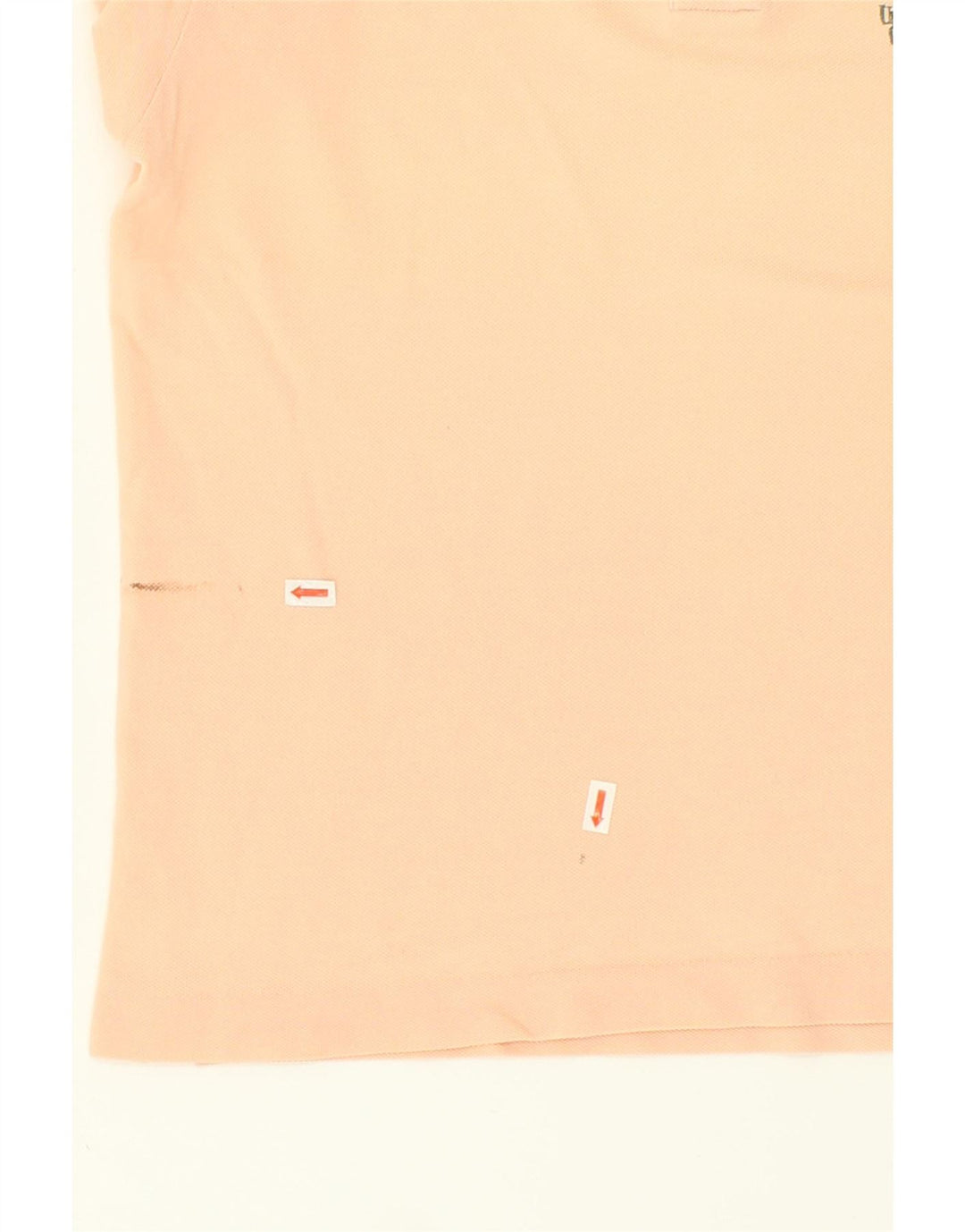 BENETTON Mens Polo Shirt Small Orange Vintage Benetton and Second-Hand Benetton from Messina Hembry 