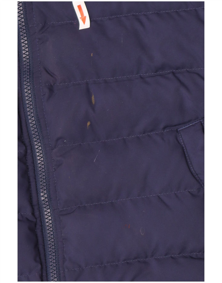 Nike drenge hættepolstret jakke 12-13 år Stor marineblå polyester