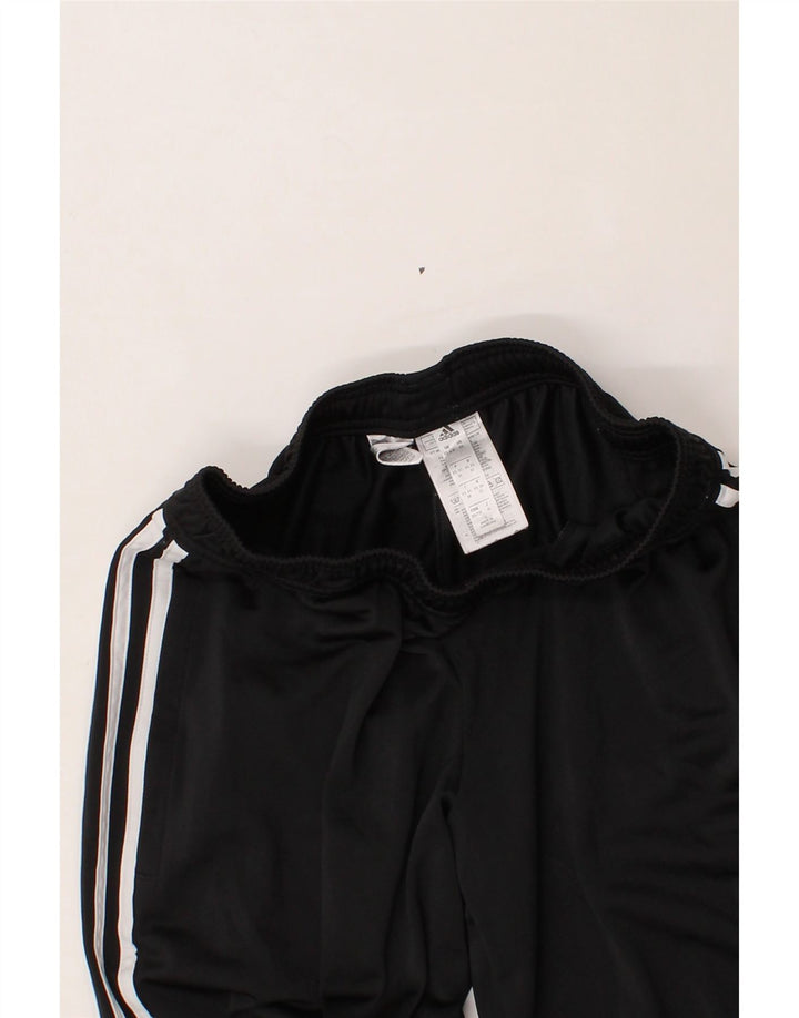 ADIDAS Womens Tracksuit Trousers UK 4/6 XS Black Polyester Vintage Adidas and Second-Hand Adidas from Messina Hembry 