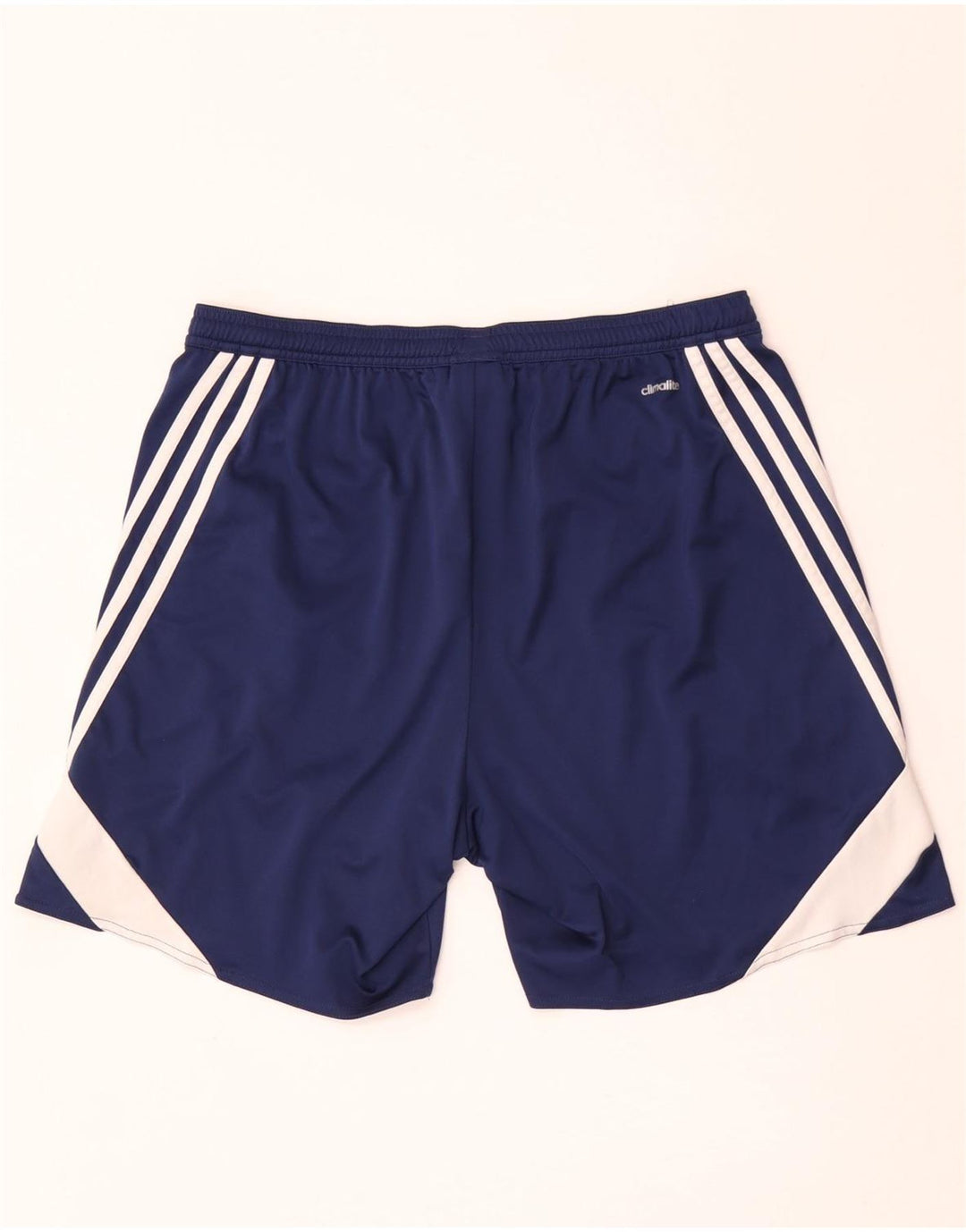 Adidas Herre Climalite Sportshorts Large Navy Blue Colourblock Polyester