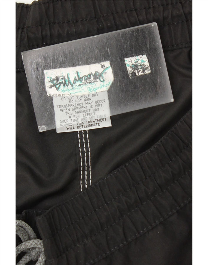 BILLABONG Grafiske badeshorts til kvinder US 12 Stor sort polyester