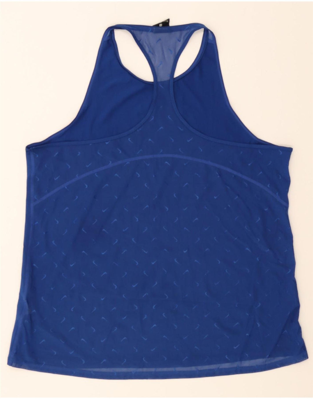 NIKE Womens Graphic Vest Top UK 18 XL Blue Polyester Vintage Nike and Second-Hand Nike from Messina Hembry 